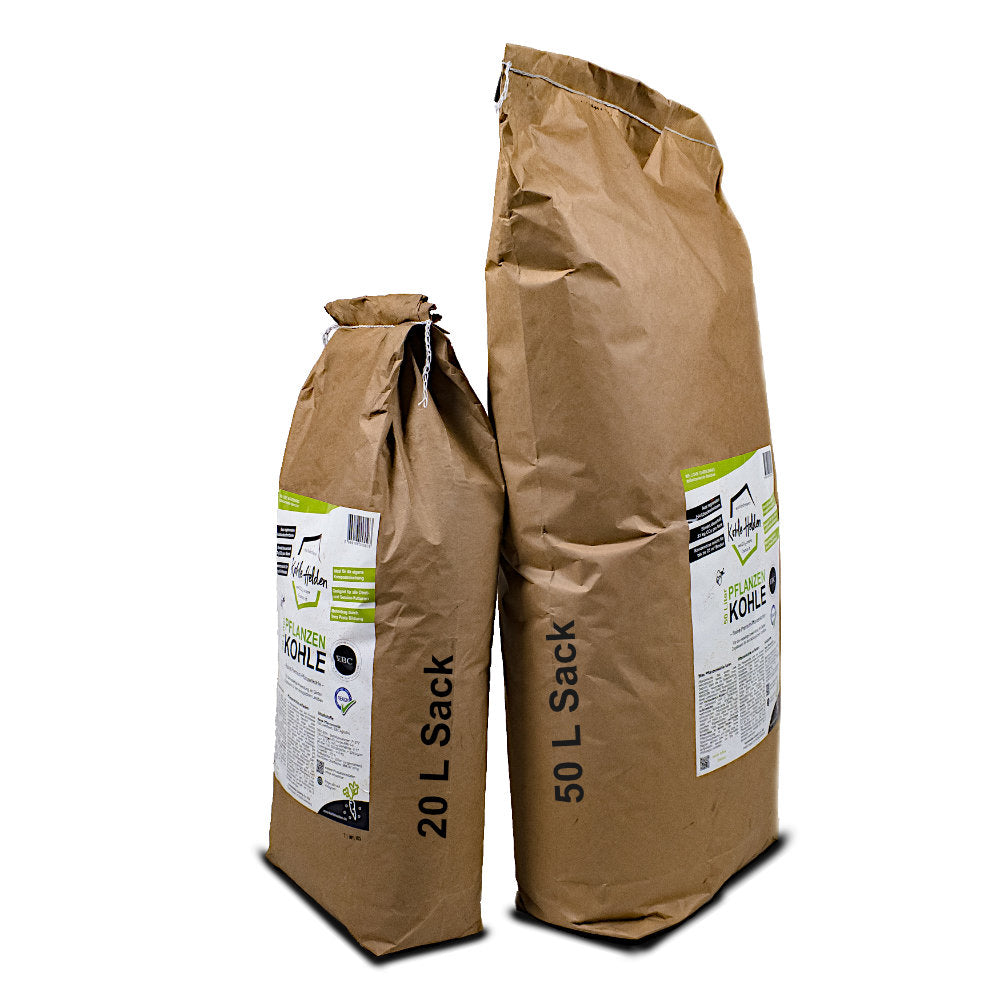 KohleHelden - 60 Liter Pflanzenkohle - EBC AgroBio