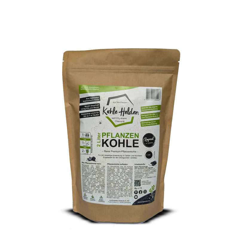 2 Liter Pflanzenkohle - EBC AgroBio 2 Liter Pflanzenkohle - EBC AgroBio
